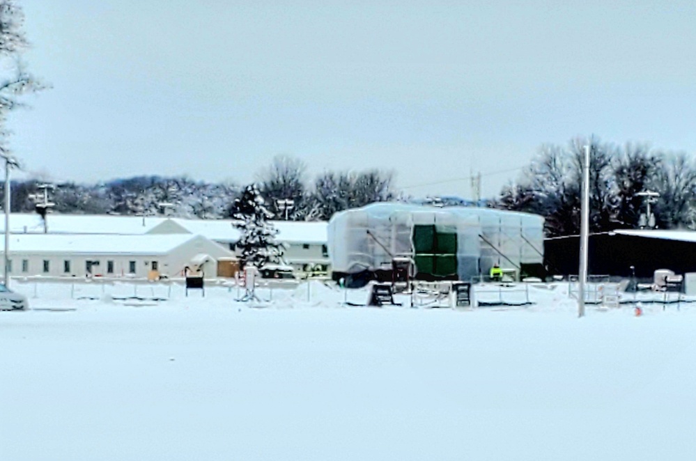 December 2022 construction operations of $11.96 million transient training brigade headquarters at Fort McCoy