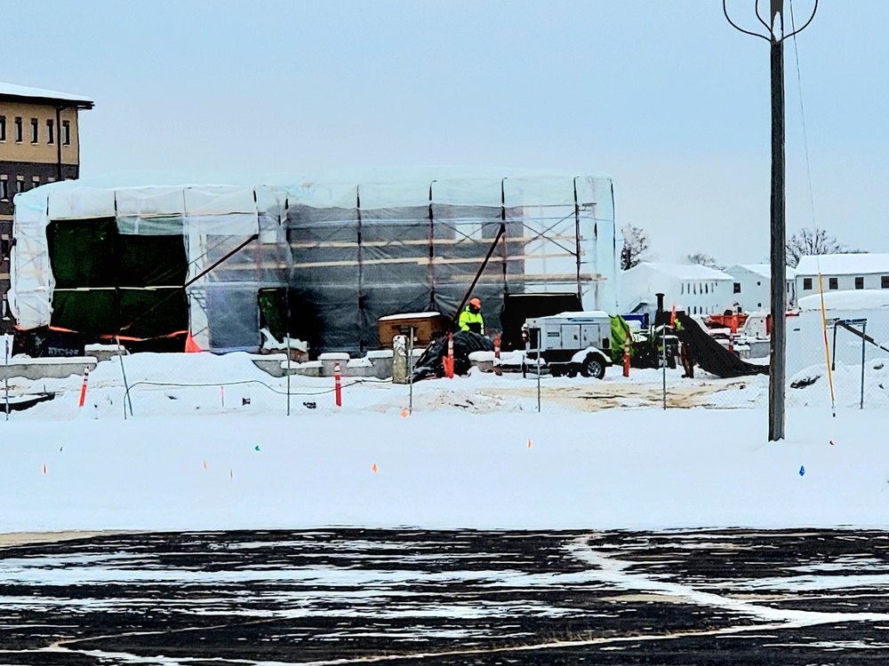 December 2022 construction operations of $11.96 million transient training brigade headquarters at Fort McCoy