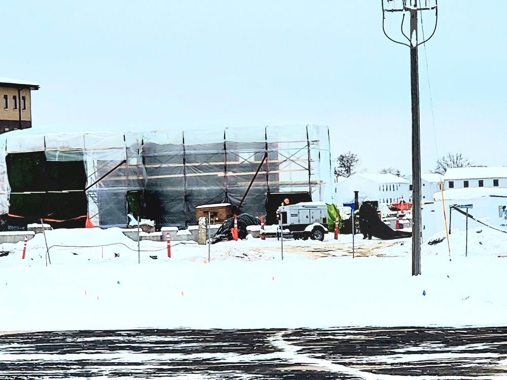 December 2022 construction operations of $11.96 million transient training brigade headquarters at Fort McCoy