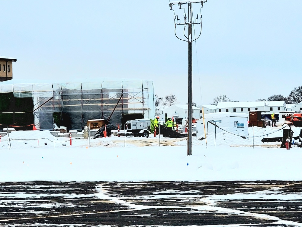 December 2022 construction operations of $11.96 million transient training brigade headquarters at Fort McCoy