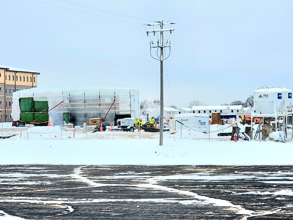 December 2022 construction operations of $11.96 million transient training brigade headquarters at Fort McCoy