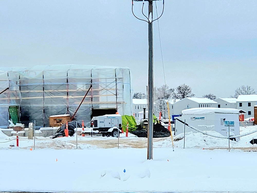 December 2022 construction operations of $11.96 million transient training brigade headquarters at Fort McCoy