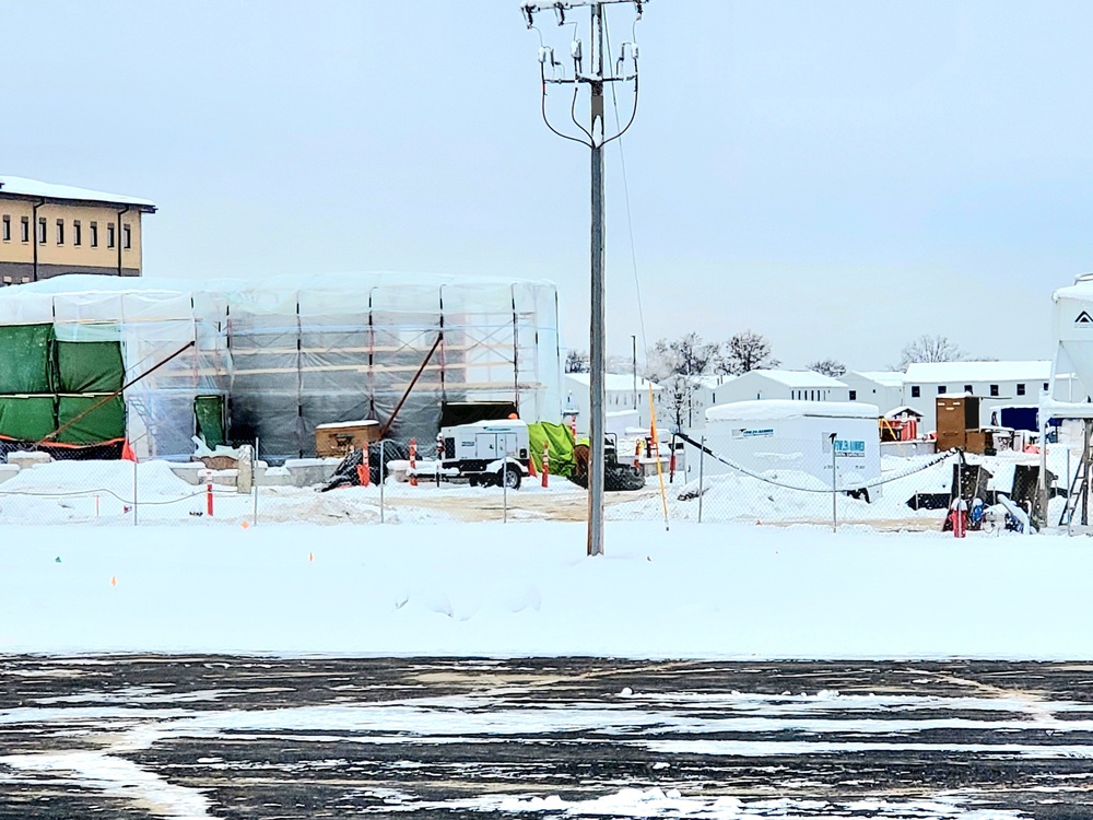 December 2022 construction operations of $11.96 million transient training brigade headquarters at Fort McCoy