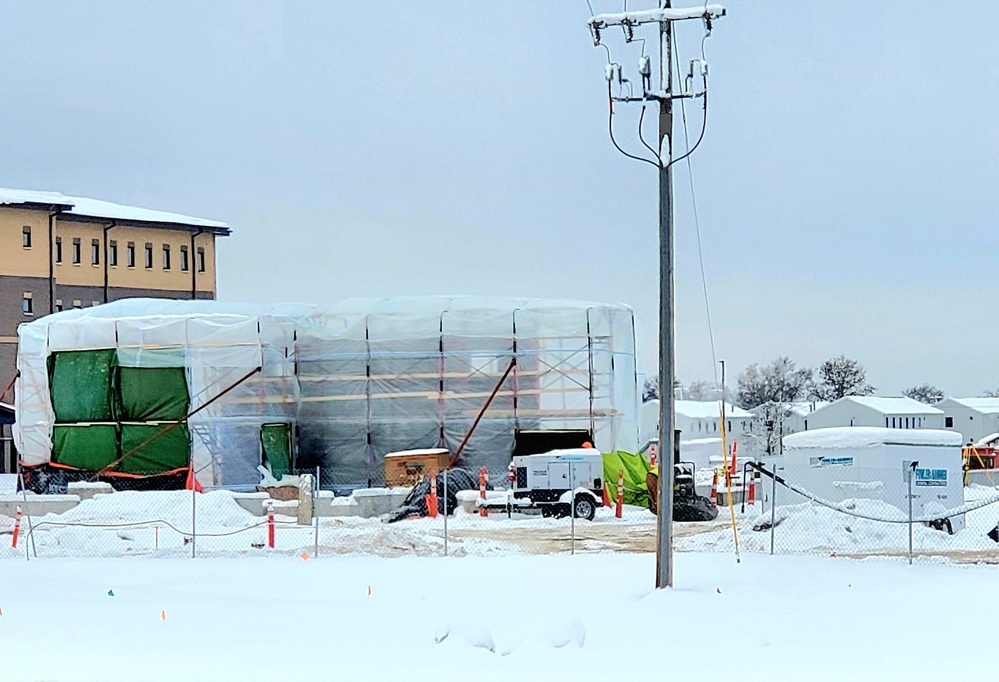 December 2022 construction operations of $11.96 million transient training brigade headquarters at Fort McCoy