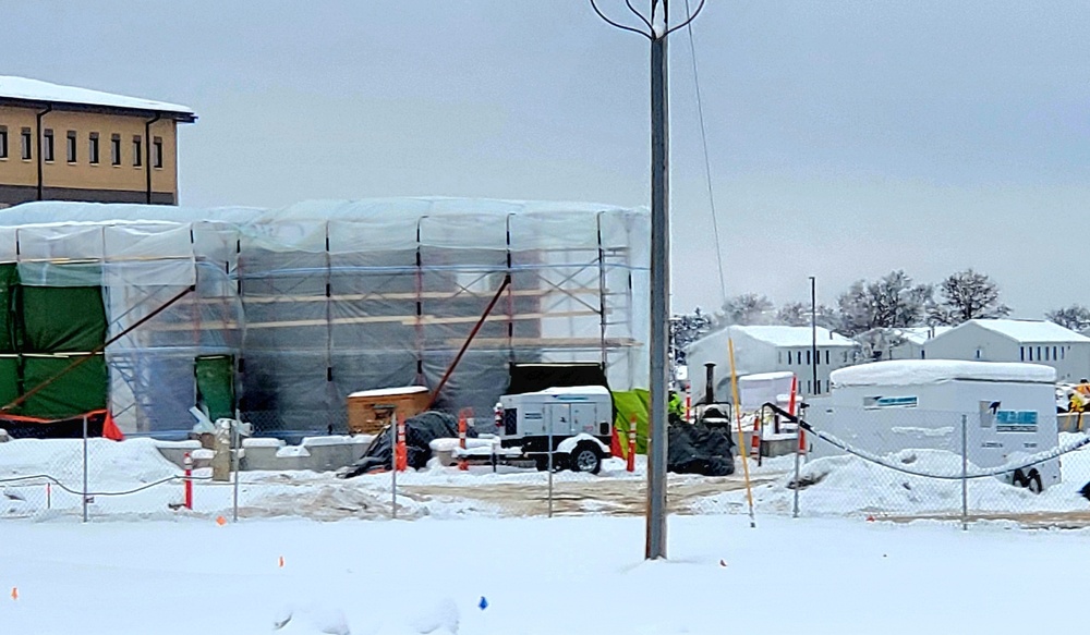 December 2022 construction operations of $11.96 million transient training brigade headquarters at Fort McCoy