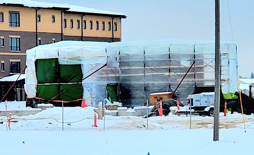 December 2022 construction operations of $11.96 million transient training brigade headquarters at Fort McCoy