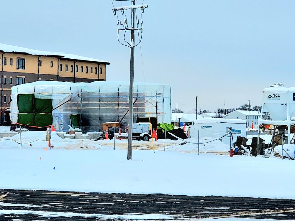 December 2022 construction operations of $11.96 million transient training brigade headquarters at Fort McCoy