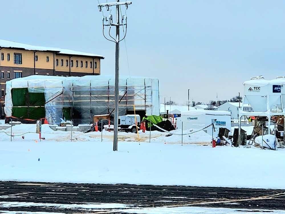 December 2022 construction operations of $11.96 million transient training brigade headquarters at Fort McCoy