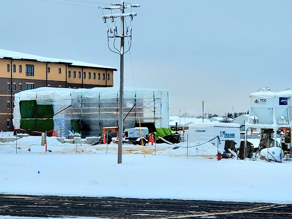 December 2022 construction operations of $11.96 million transient training brigade headquarters at Fort McCoy