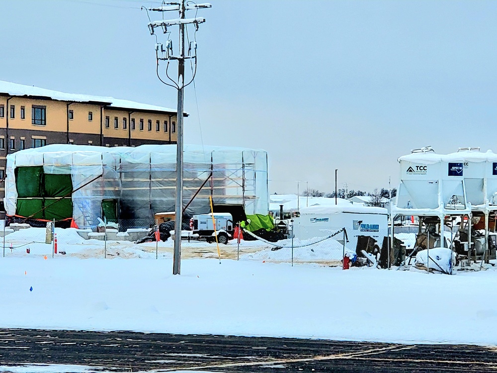 December 2022 construction operations of $11.96 million transient training brigade headquarters at Fort McCoy