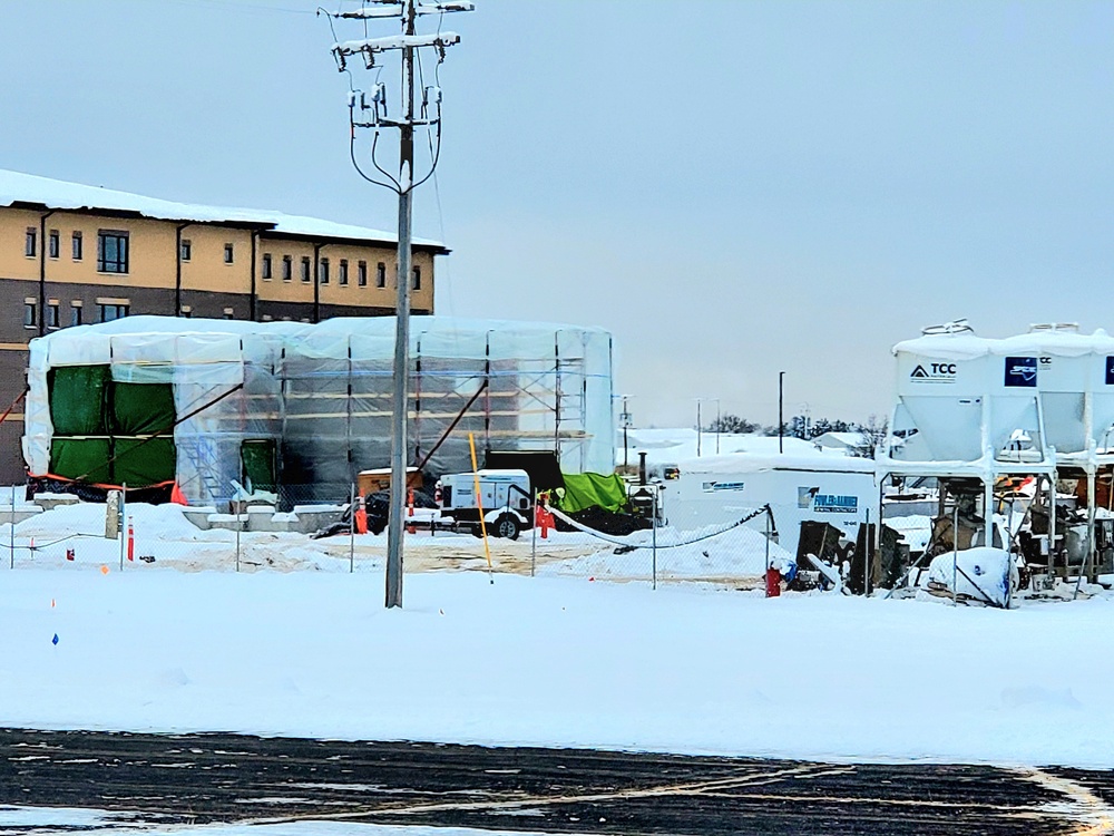 December 2022 construction operations of $11.96 million transient training brigade headquarters at Fort McCoy