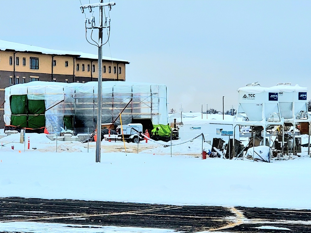 December 2022 construction operations of $11.96 million transient training brigade headquarters at Fort McCoy