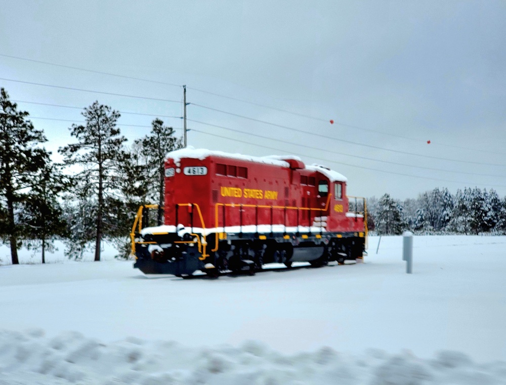 Locomotive at Fort McCoy