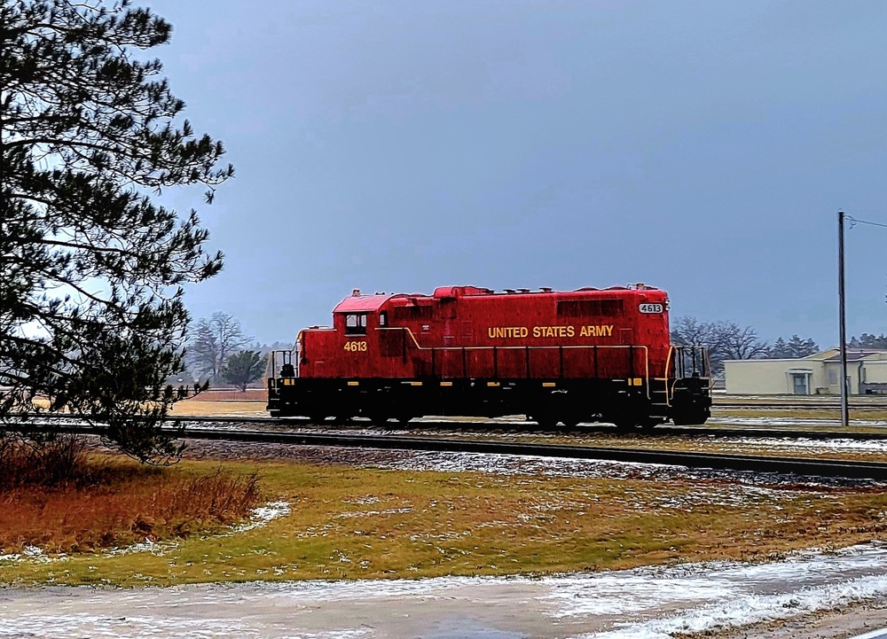 Locomotive at Fort McCoy