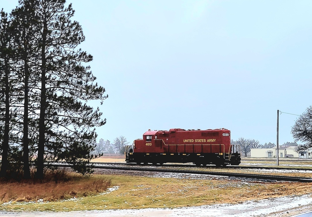 Locomotive at Fort McCoy