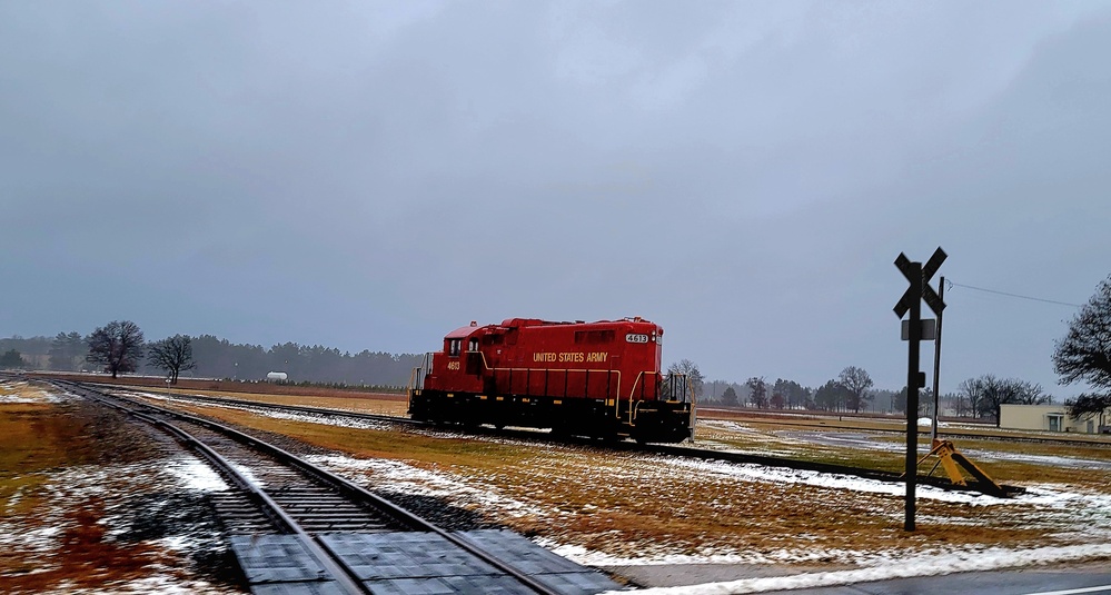 Locomotive at Fort McCoy