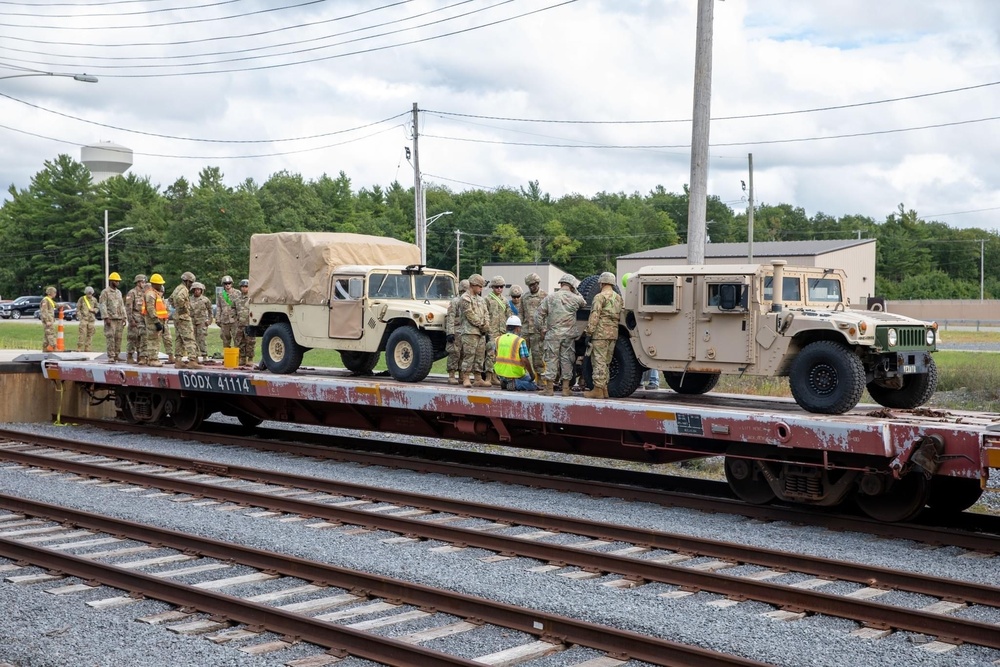 548th DSSB Railhead Operations Training