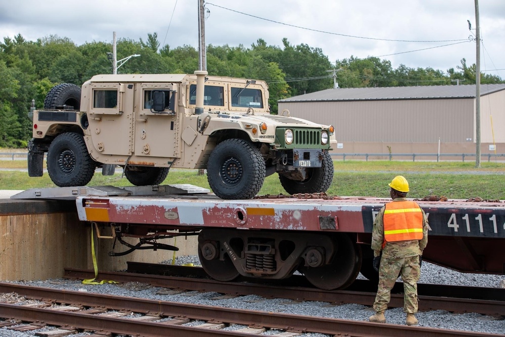 548th DSSB Railhead Operations Training