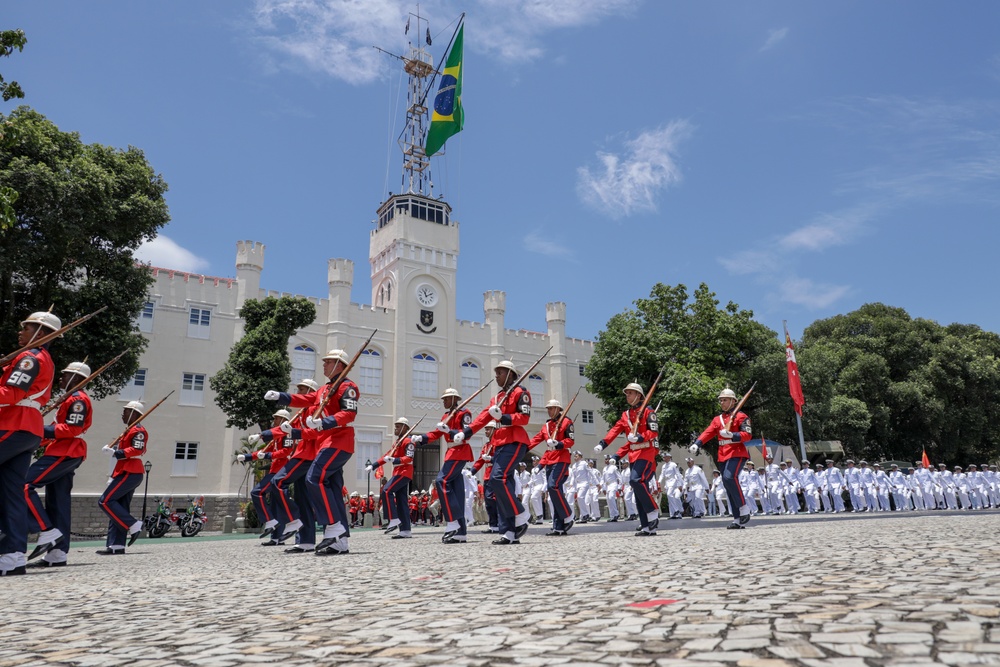 Lt. Gen. Bellon Attends Brazilian Marine Corps Change of Command Ceremony