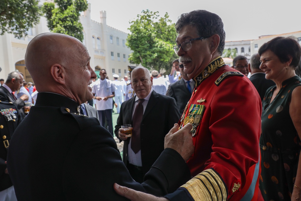 Lt. Gen. Bellon Attends Brazilian Marine Corps Change of Command Ceremony