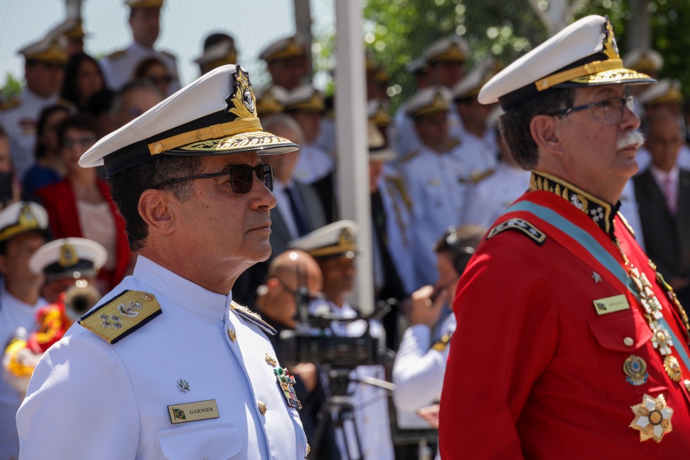 Lt. Gen. Bellon Attends Brazilian Marine Corps Change of Command Ceremony