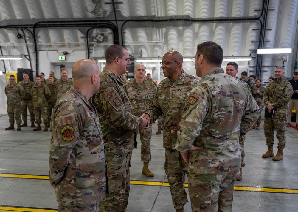 CSAF Visits the 48th Fighter Wing
