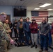 182nd Airlift Wing recruiters host Manual High School students for base tour