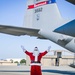 Santa Claus checks out the new C-130H Modifications at the 165 AW