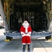 Santa Claus checks out the new C-130H Modifications at the 165 AW