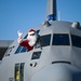 Santa Claus checks out the new C-130H Modifications at the 165 AW