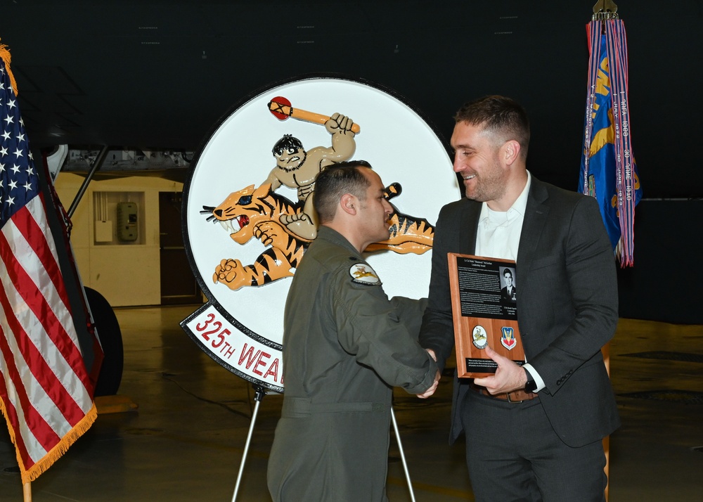 325th Weapons Squadron unveils inaugural leadership award