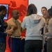 Marines award coaches during the USTFCCCA Convention 2022