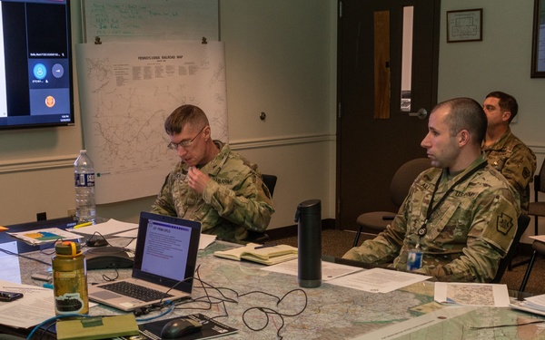 Pa. National Guard conducts virtual winter storm exercise