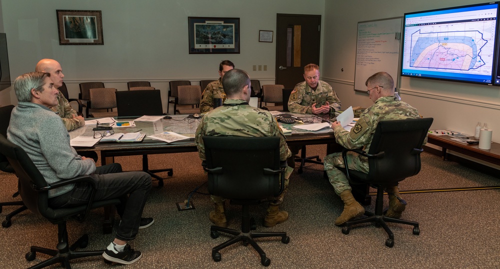 Pa. National Guard conducts virtual winter storm exercise