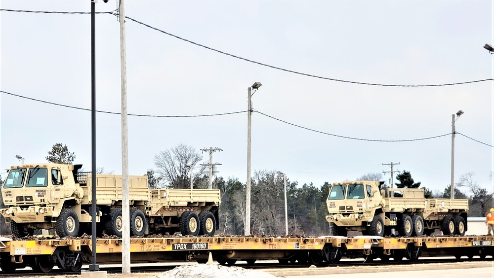 Fort McCoy railroad ops picks up steam in 2022 with spring, summer, fall rail movements