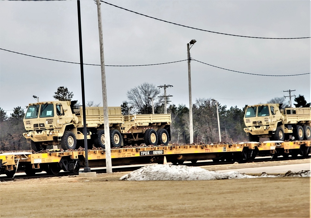 Fort McCoy railroad ops picks up steam in 2022 with spring, summer, fall rail movements