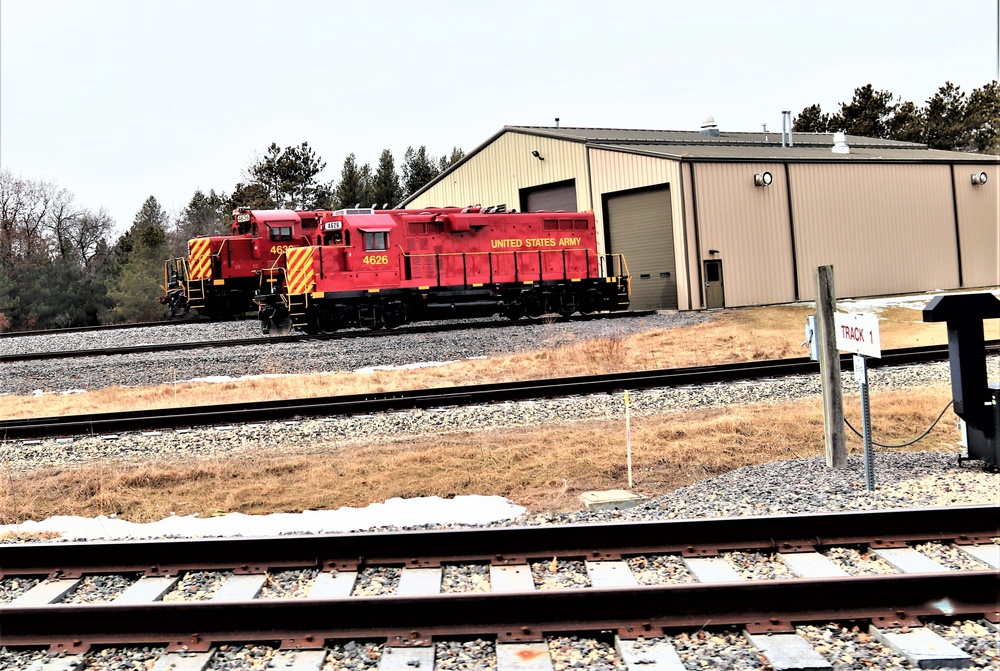 Fort McCoy railroad ops picks up steam in 2022 with spring, summer, fall rail movements