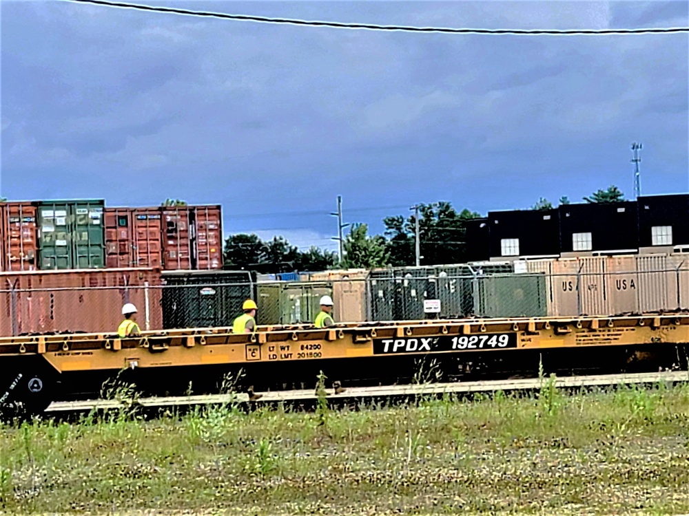 Fort McCoy railroad ops picks up steam in 2022 with spring, summer, fall rail movements