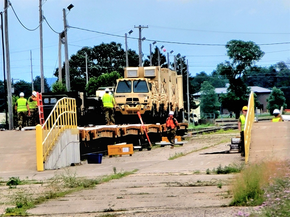 Fort McCoy railroad ops picks up steam in 2022 with spring, summer, fall rail movements