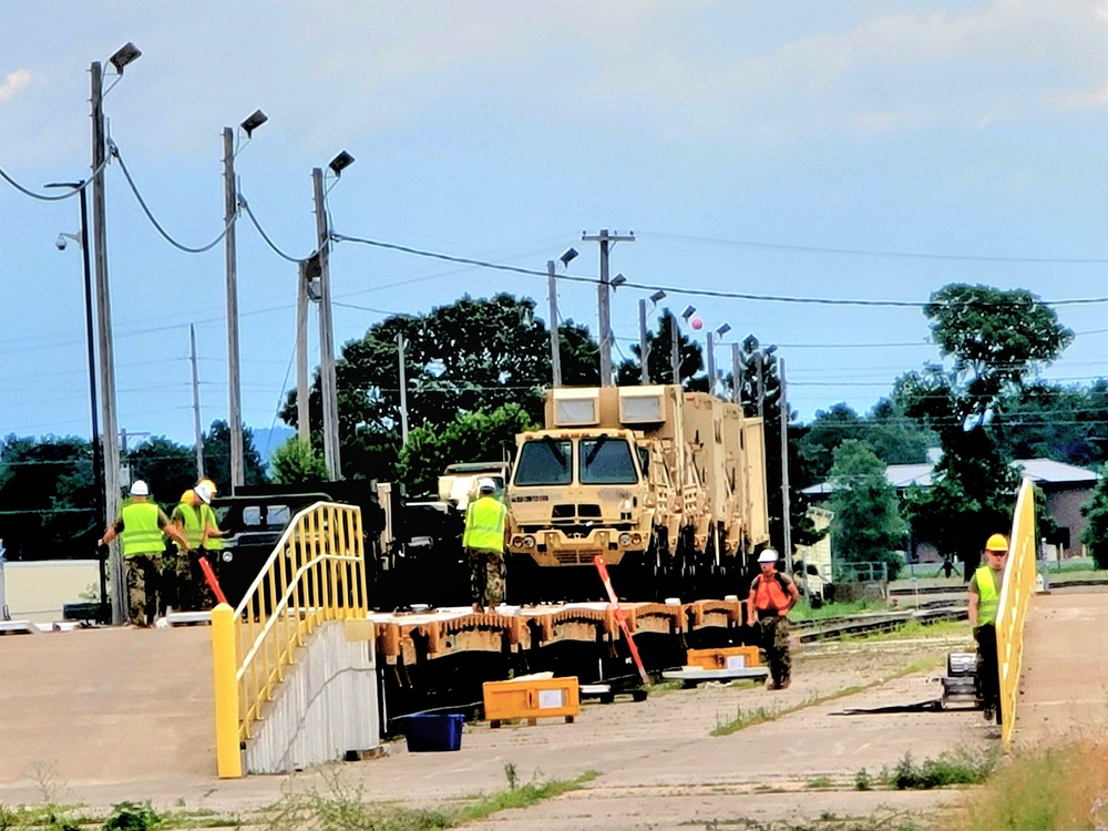 Fort McCoy railroad ops picks up steam in 2022 with spring, summer, fall rail movements