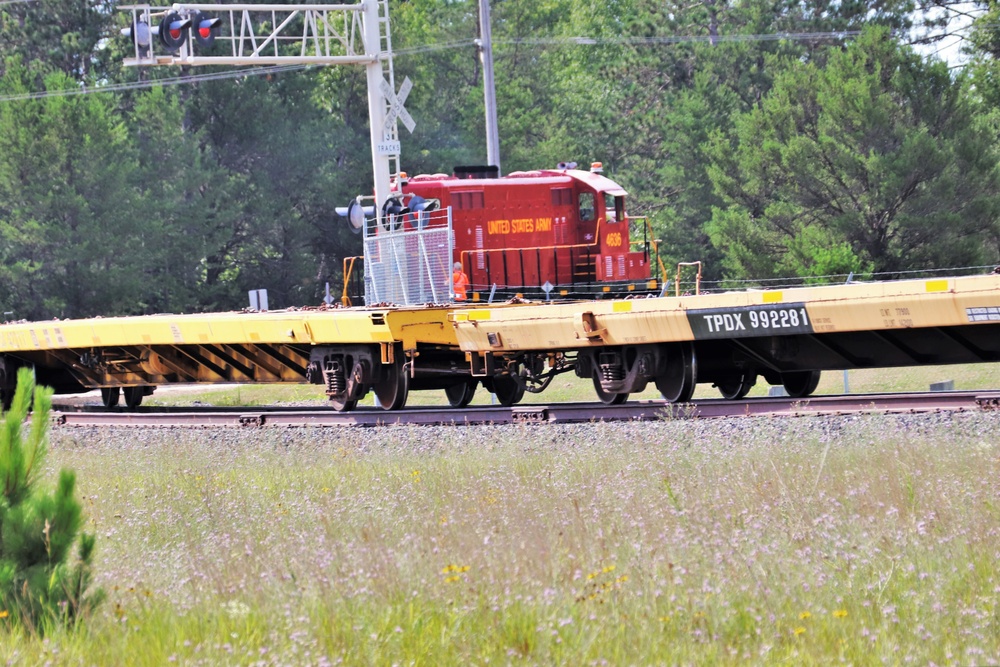 Fort McCoy railroad ops picks up steam in 2022 with spring, summer, fall rail movements