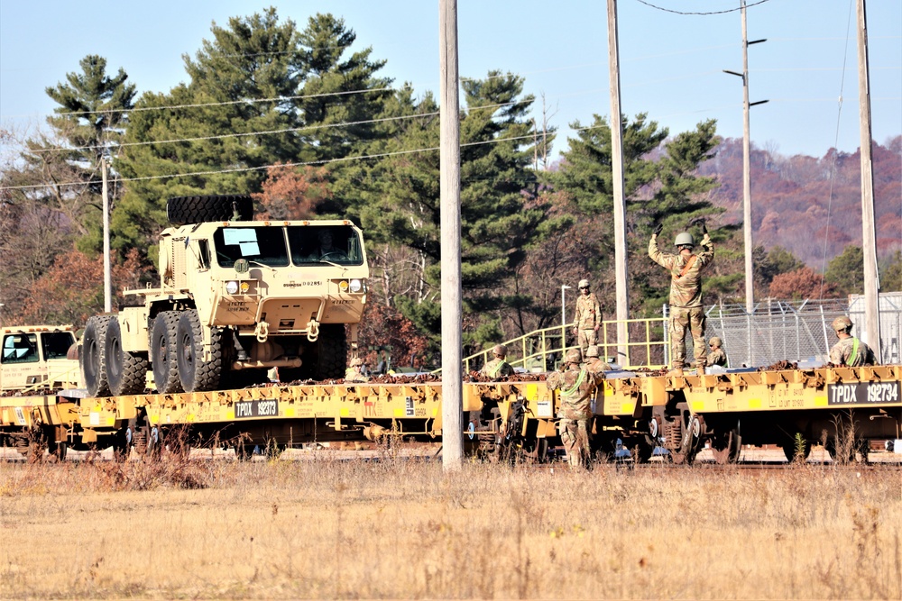 Fort McCoy railroad ops picks up steam in 2022 with spring, summer, fall rail movements