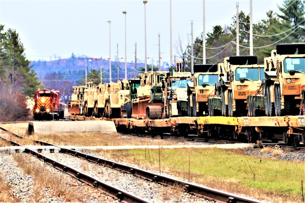 Fort McCoy railroad ops picks up steam in 2022 with spring, summer, fall rail movements