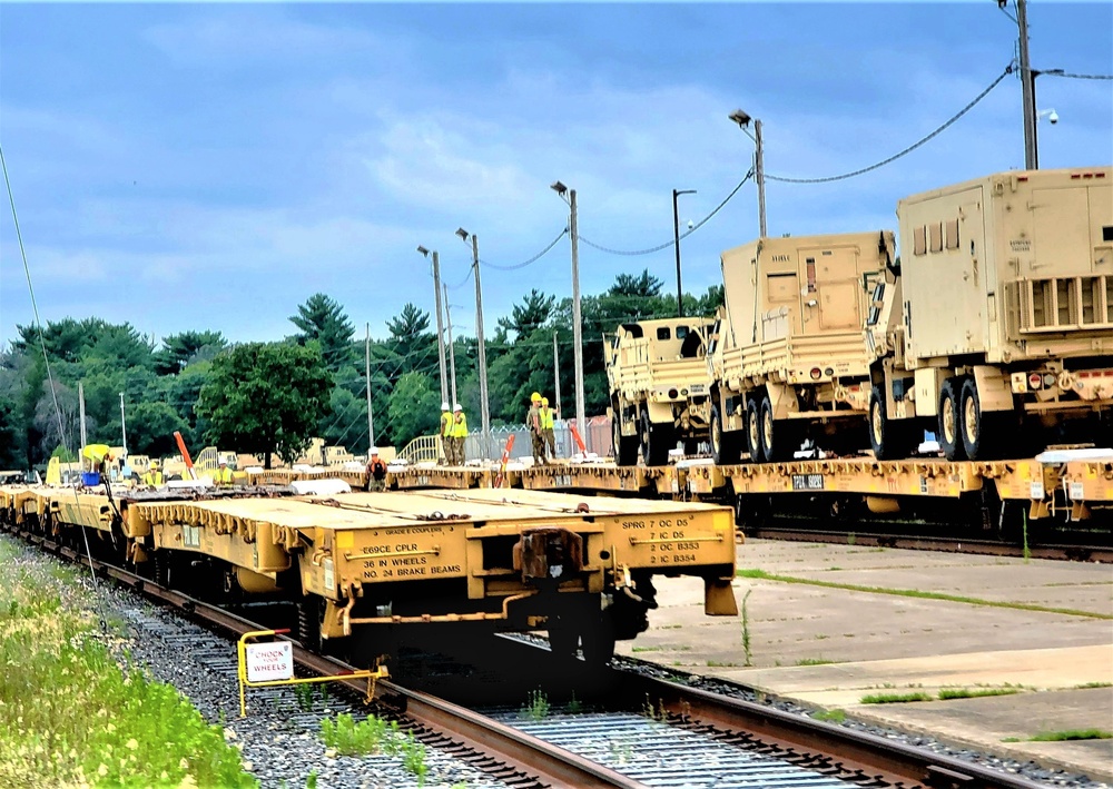 Fort McCoy railroad ops picks up steam in 2022 with spring, summer, fall rail movements