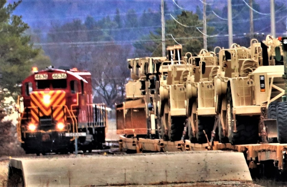 Fort McCoy railroad ops picks up steam in 2022 with spring, summer, fall rail movements