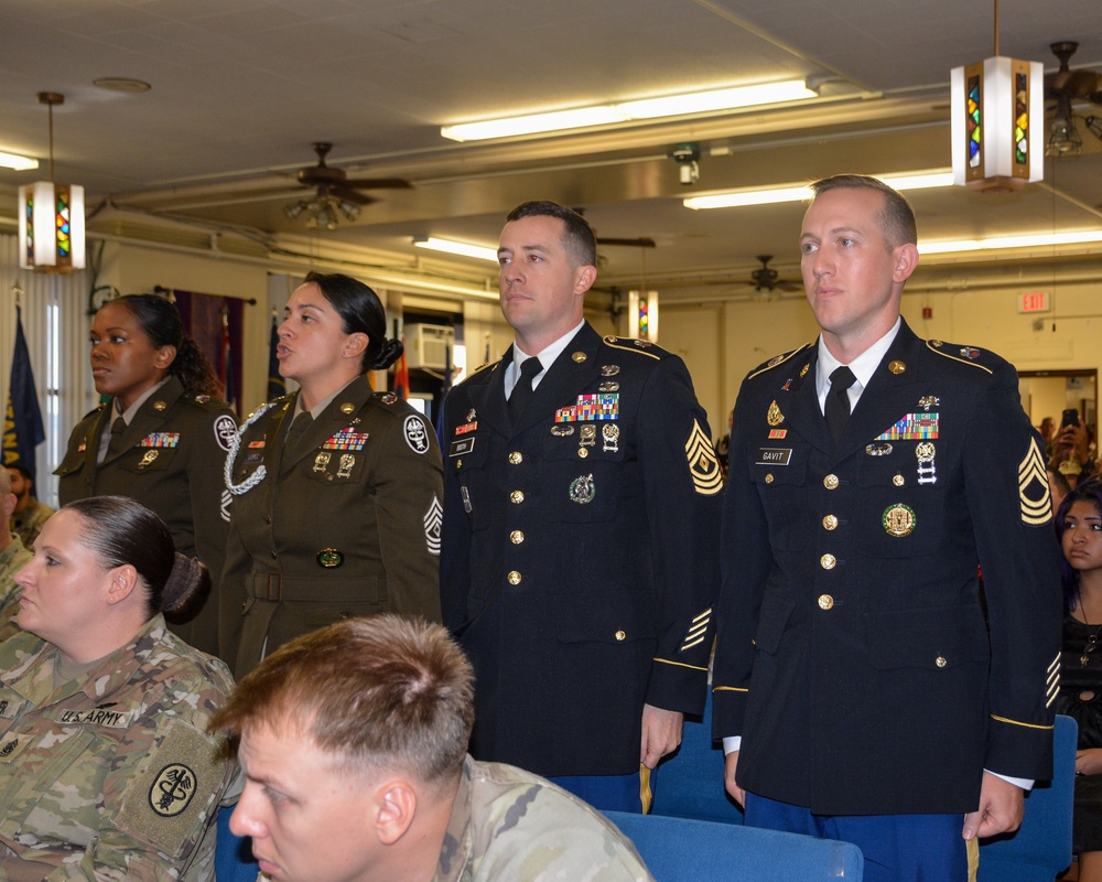 TAMC Noncommissioned Officer (NCO) Induction ceremony