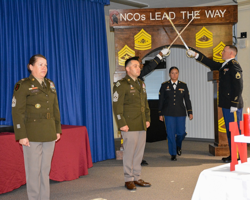 TAMC Noncommissioned Officer (NCO) Induction ceremony