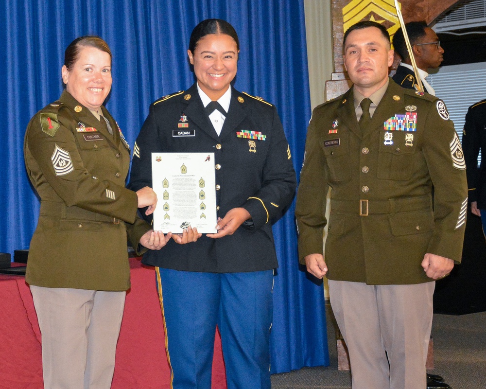 TAMC Noncommissioned Officer (NCO) Induction ceremony