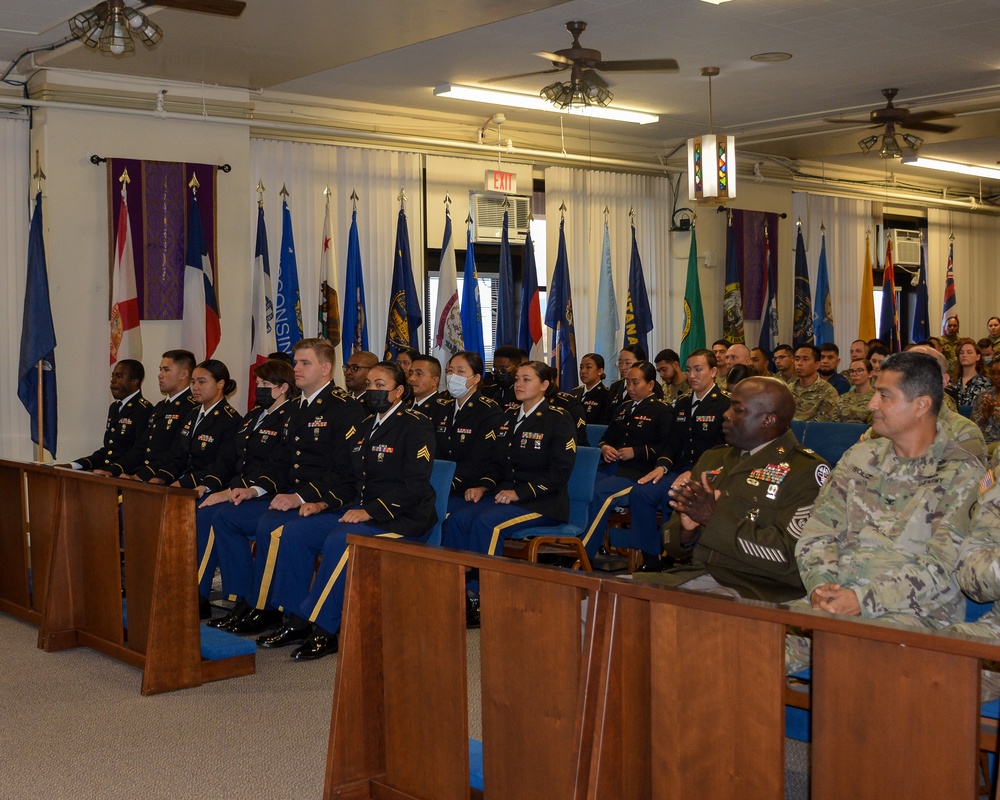 TAMC Noncommissioned Officer (NCO) Induction ceremony