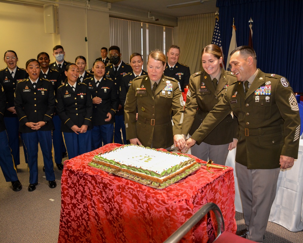 TAMC Noncommissioned Officer (NCO) Induction ceremony